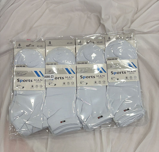 PAQT 12PARES TOBILLERO HOMBRE. para más de 25 paquetes consultar precio por privado