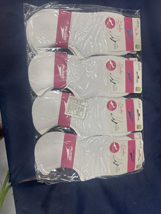 PAQUETE 12PARES PINKI BLANCO TOLA 35-40