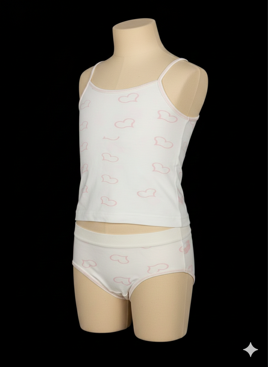 CONJUNTO CAMISA+BRAGA NIÑA 6 - 14 Años