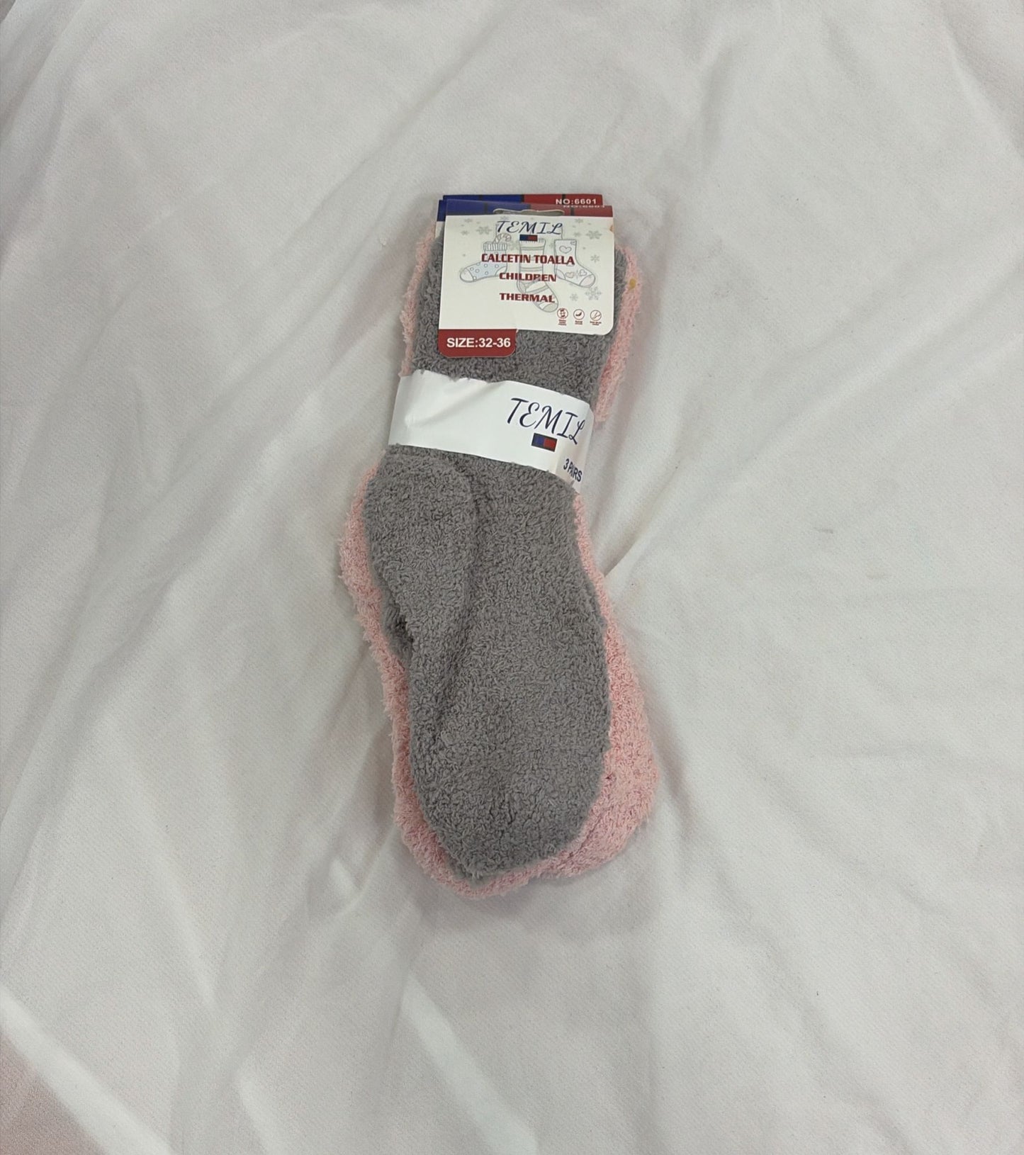 PACK 3 CALCETIN MIMOSIN DE NIÑA CALENTITOS
