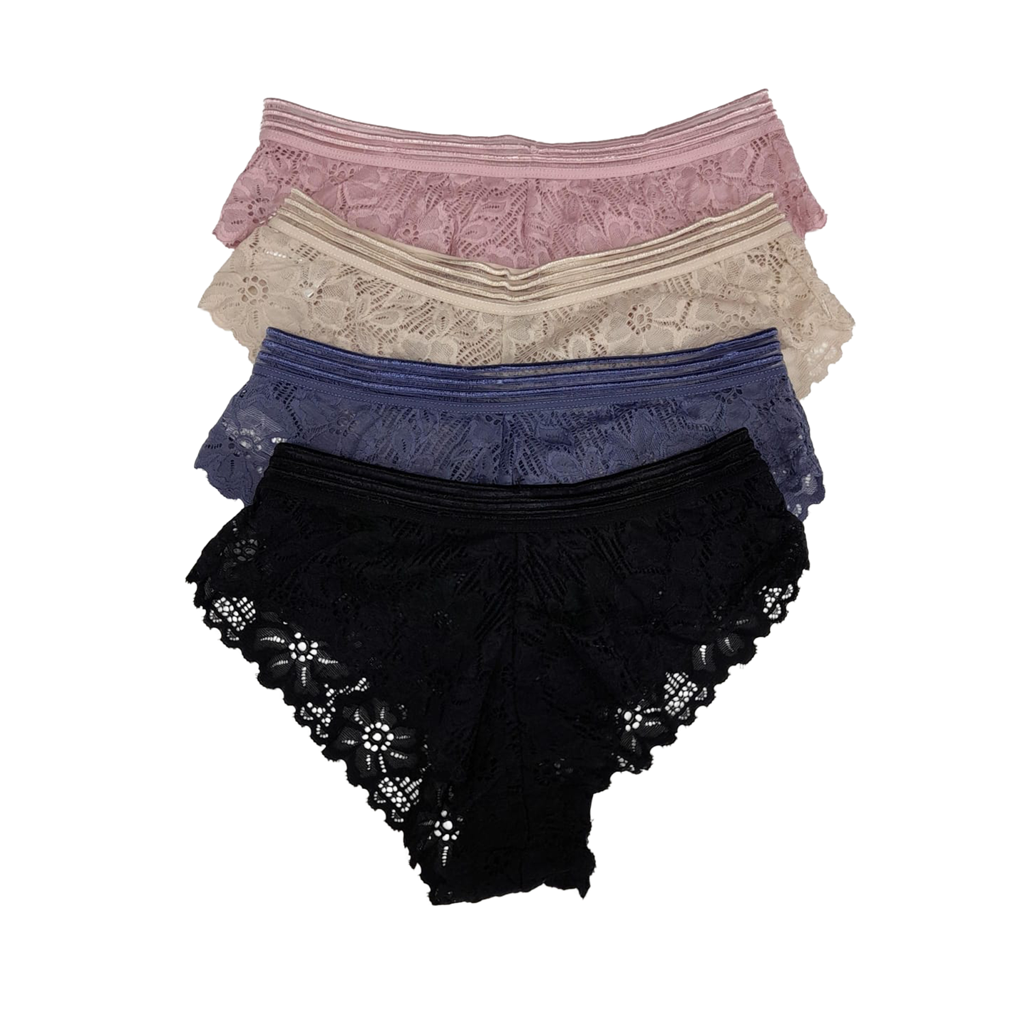 Braga de Encaje con Goma Rayas