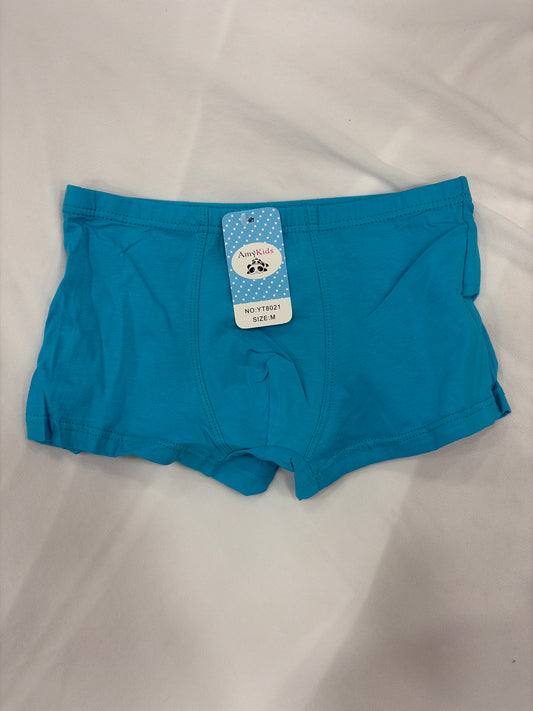 BOXER NIÑO AZUL LISO