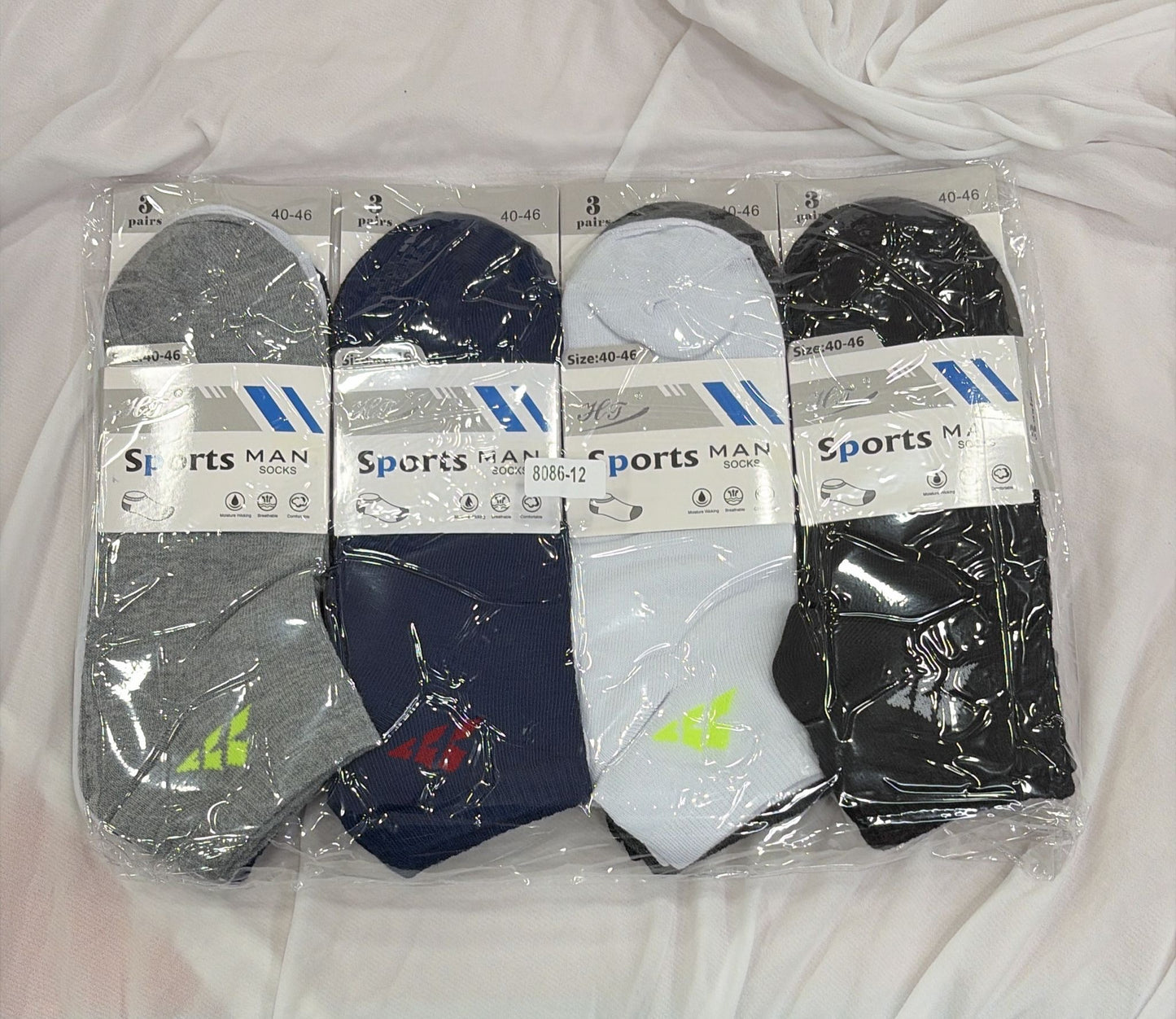 PAQT 12PARES TOBILLERO HOMBRE. para más de 25 paquetes consultar precio por privado