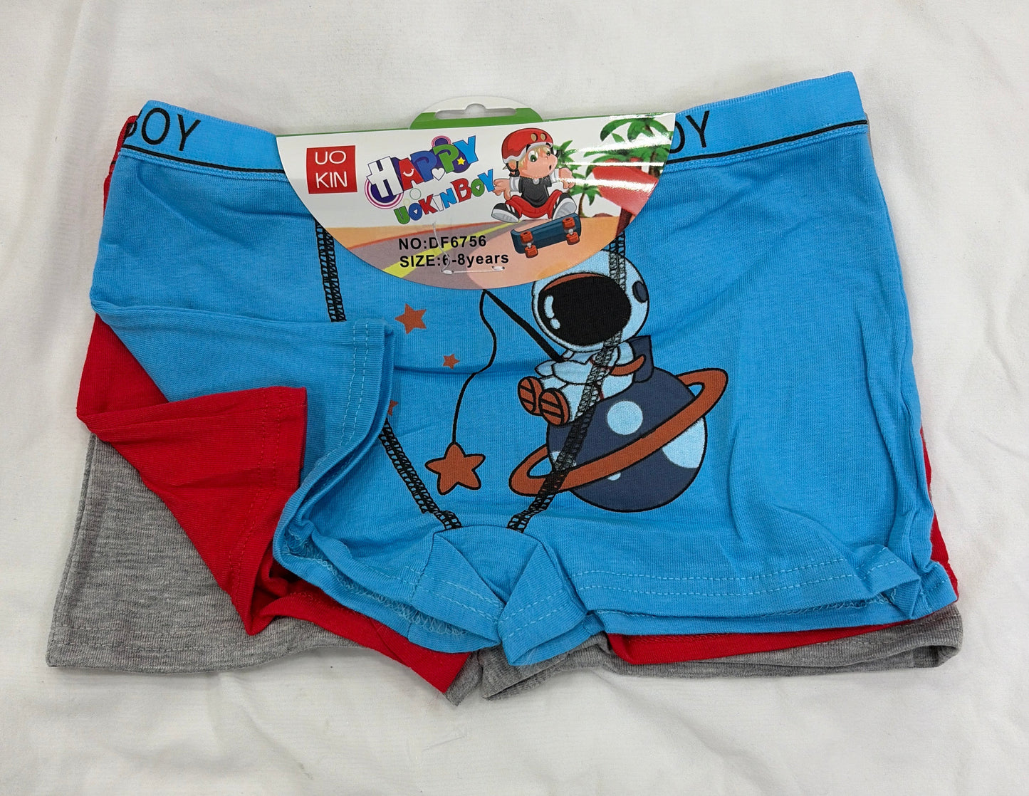 PACK 3 BOXER NIÑO SURTIDO 0.50€ LA UNIDAD