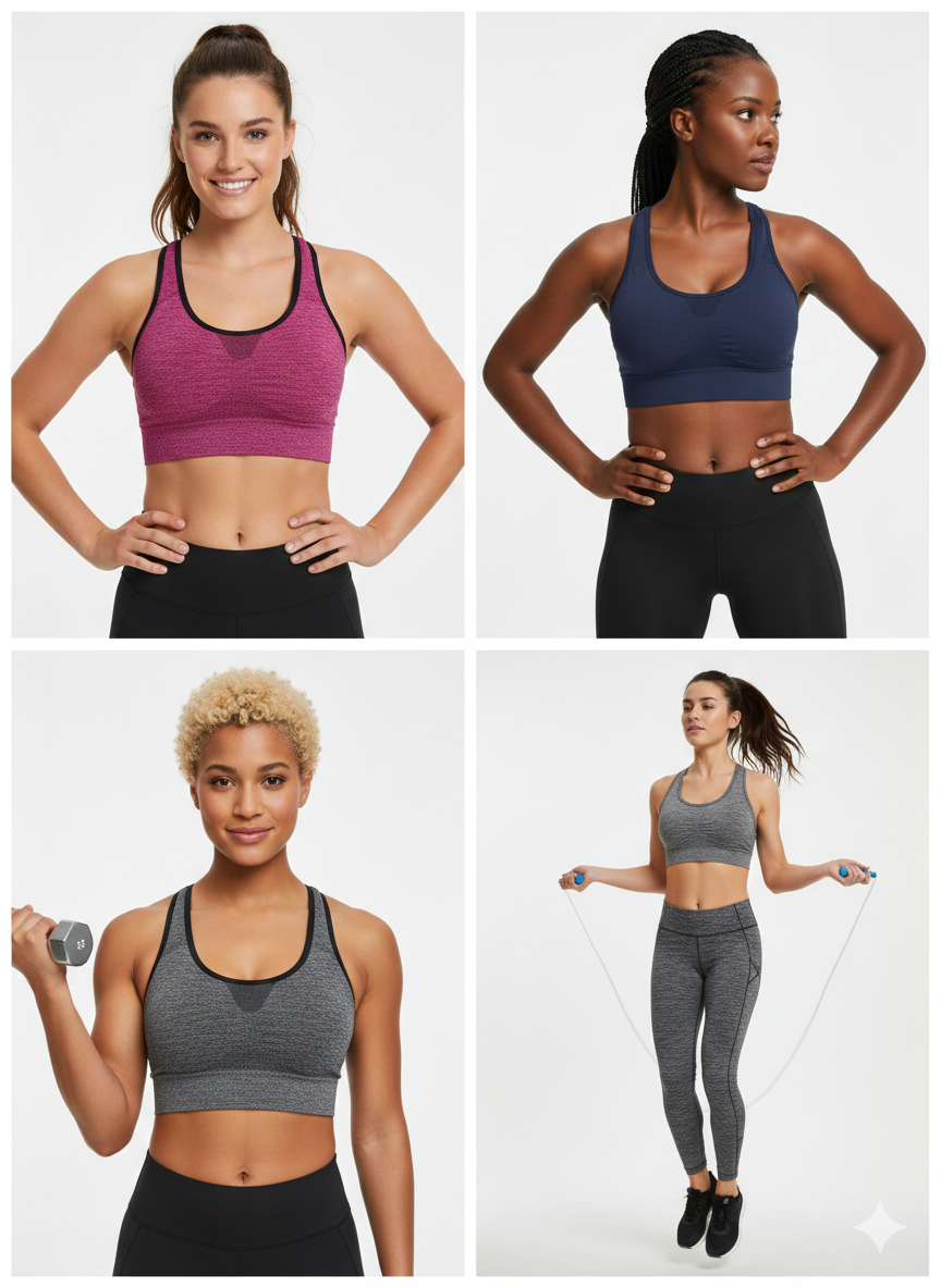 TOP DEPORTIVO RUNNING , GYM, SPORT TALLA UNICA ELASTICOS