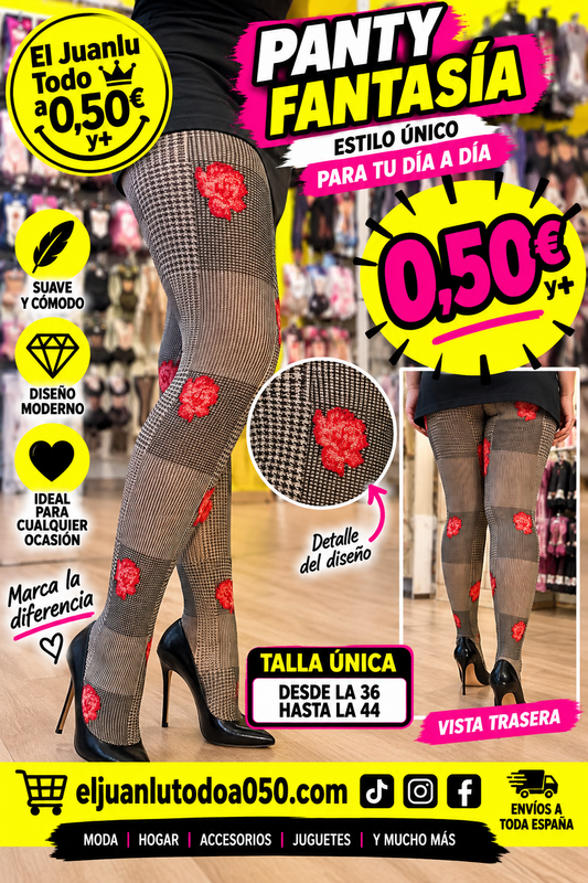PANTY DIBUJO ROSAS