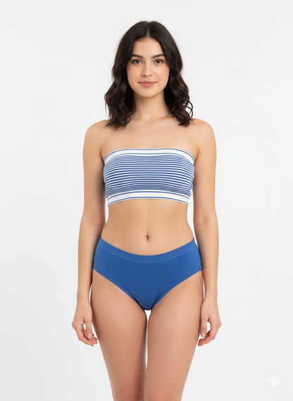CONJUNTO COMPLETO TOP + TANGA TALLA UNICA