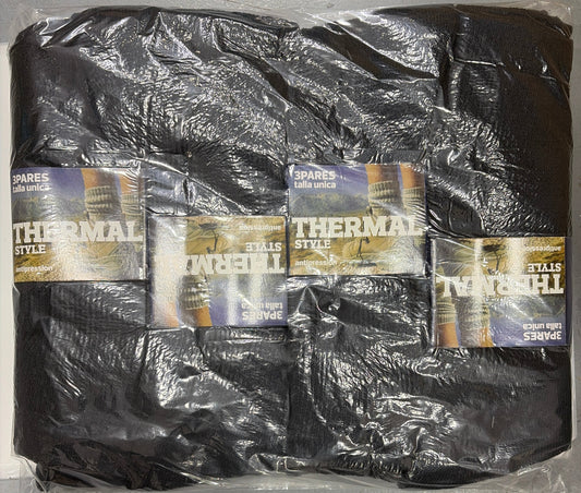 PAQUETE 12 PARES CALCETÍN THERMAL