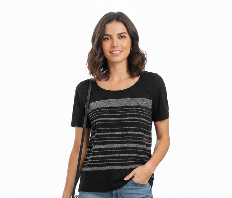 CAMISA BRILLO PLATA