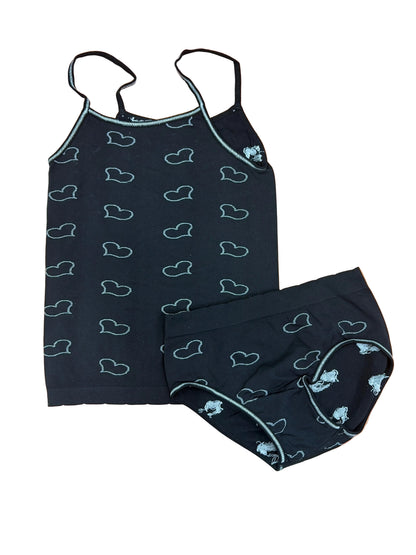 CONJUNTO NIÑA CORAZÓN NEGRO 6 a 12Años