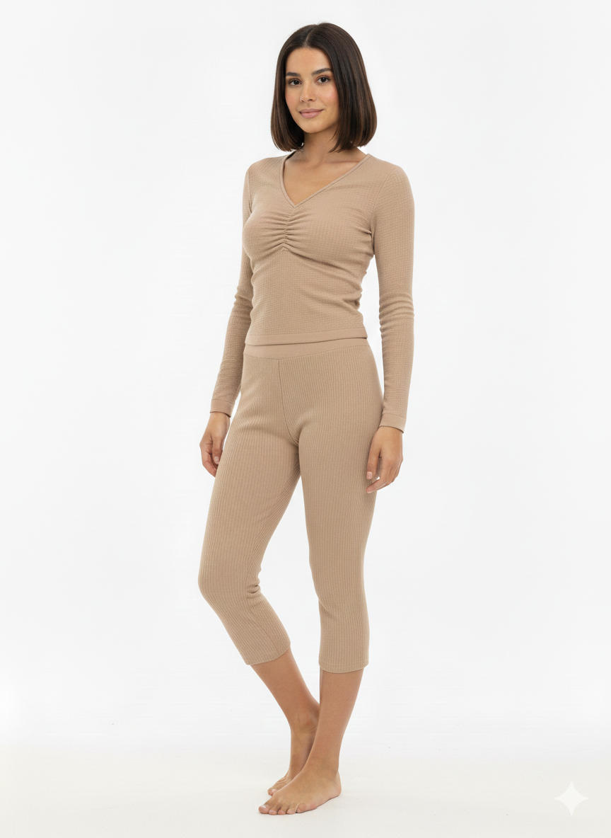 CONJUNTO REDUCTOR 2 PIEZAS  CAMISETA + PANTALON ( TALLA UNICA) ADAPTABLE