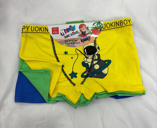 PACK 3 BOXER NIÑO SURTIDO 0.50€ LA UNIDAD