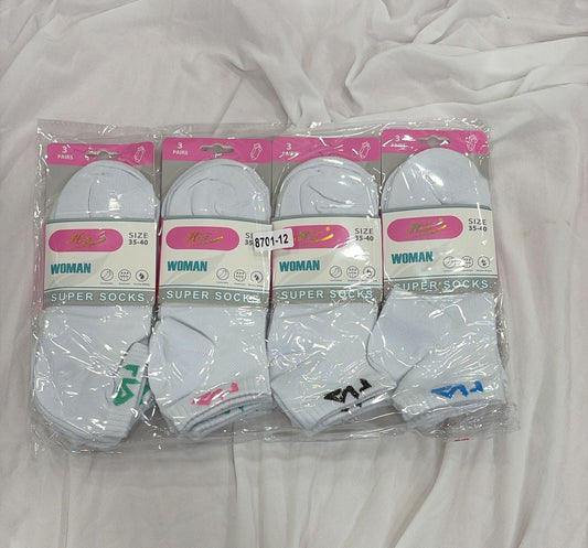 PACK 12PARES TOBILLERO MUJER TALLA 35-40 más de 25 paquetes consultar precio por privado