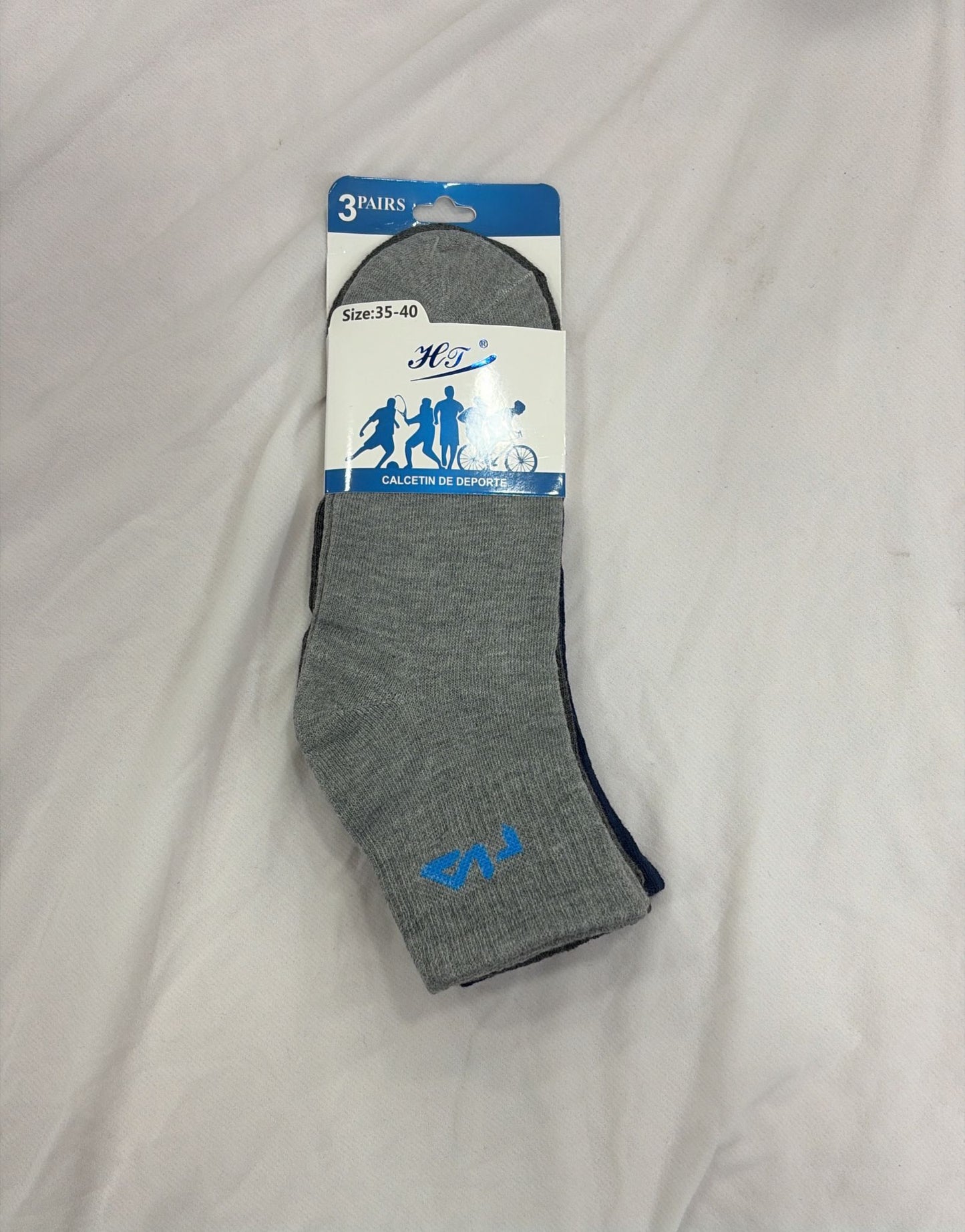 PACK 3 CALCETINES MUJER (MEDIA CAÑA) TALLA 35-40