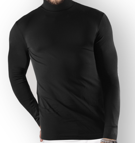 CAMISETA TÉRMICA HOMBRE CUELLO CISNE TALLA ÚNICA ELÁSTICO