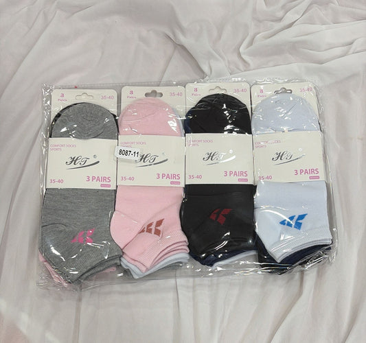 PACK 12PARES TOBILLERO MUJER TALLA 35-40 más de 25 paquetes consultar precio por privado
