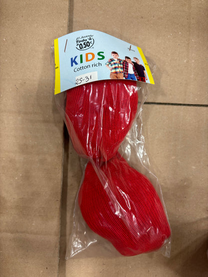 PACK 2 PARES calcetín media caña niños ( talla 25-31)