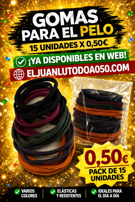 GOMAS DE PELO ELÁSTICAS
