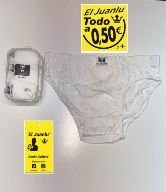 Slip de Algodon de Hombre