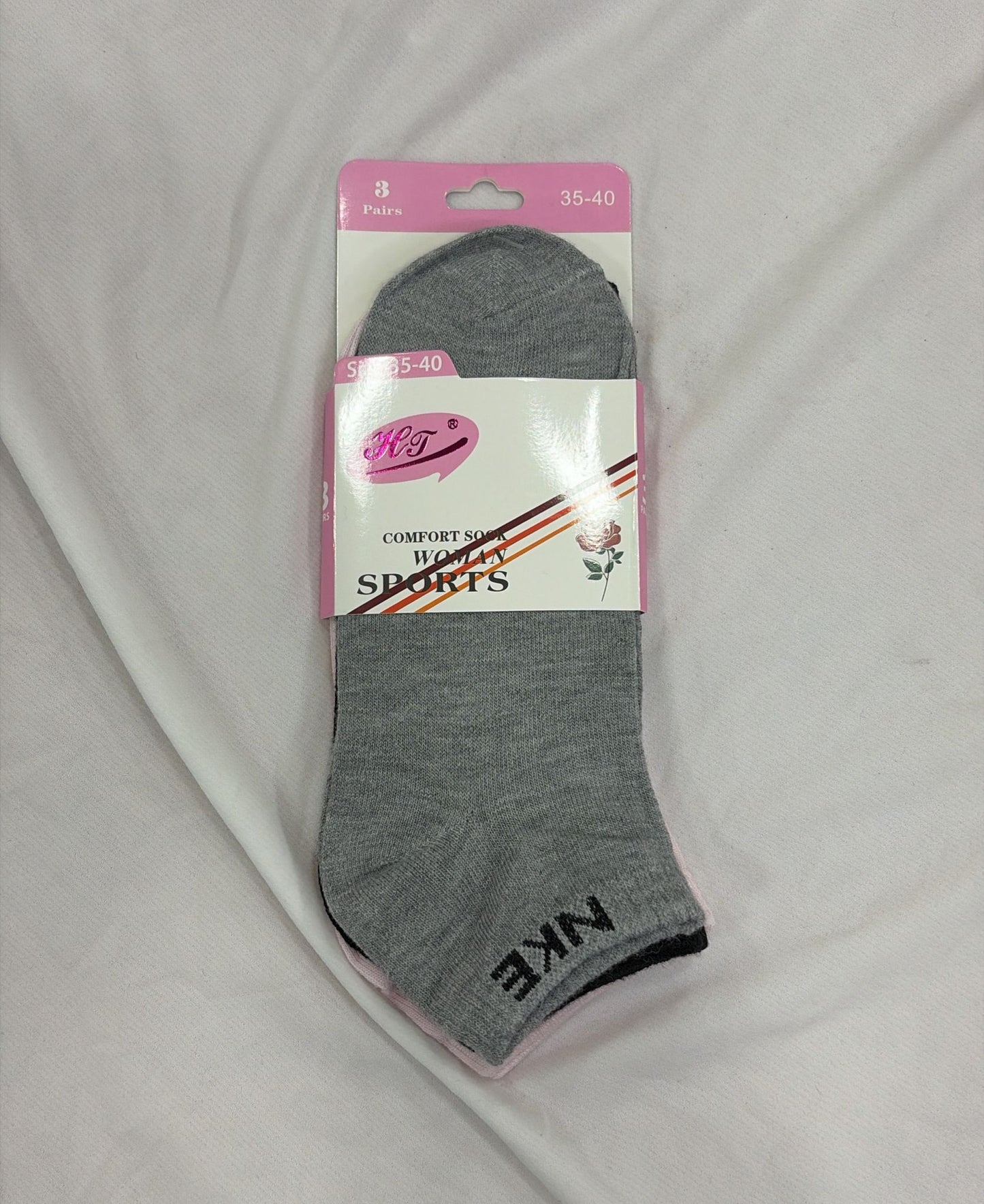PACK 3 TOBILLERO MUJER TALLA 35-40