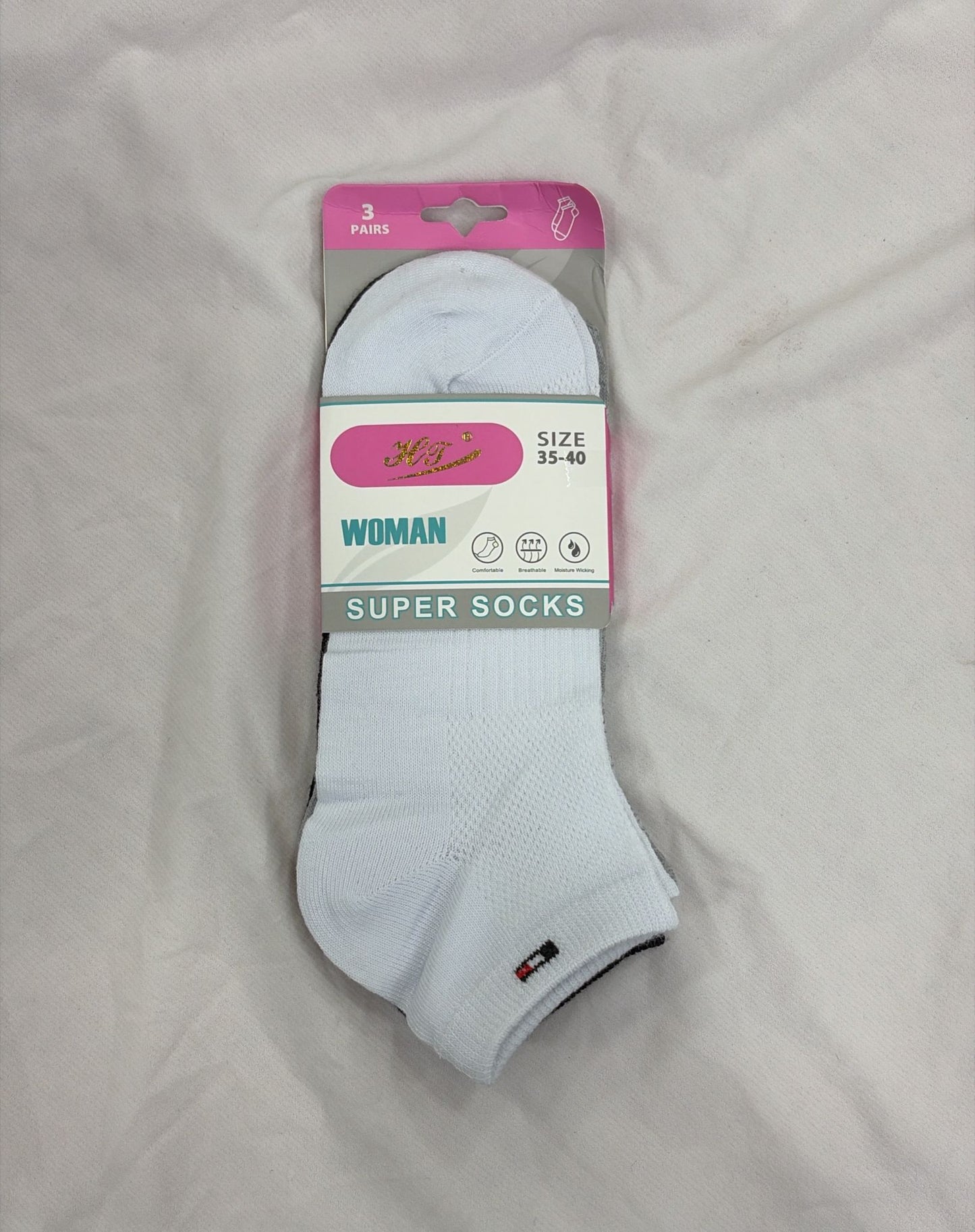 PACK 3 TOBILLERO MUJER TALLA 35-40