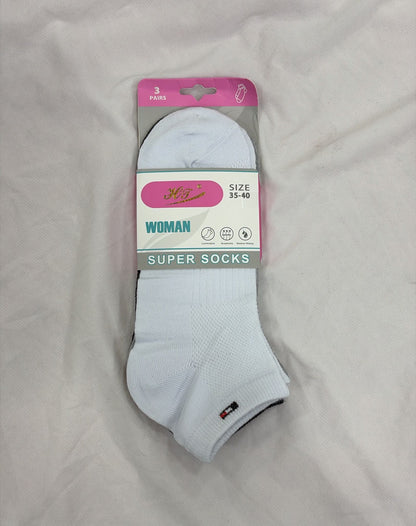 PACK 3 TOBILLERO MUJER TALLA 35-40